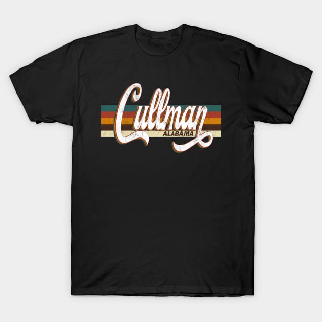 Cullman  Alabama US Vintage Retro City 70s 80s style T-Shirt by Happy as I travel